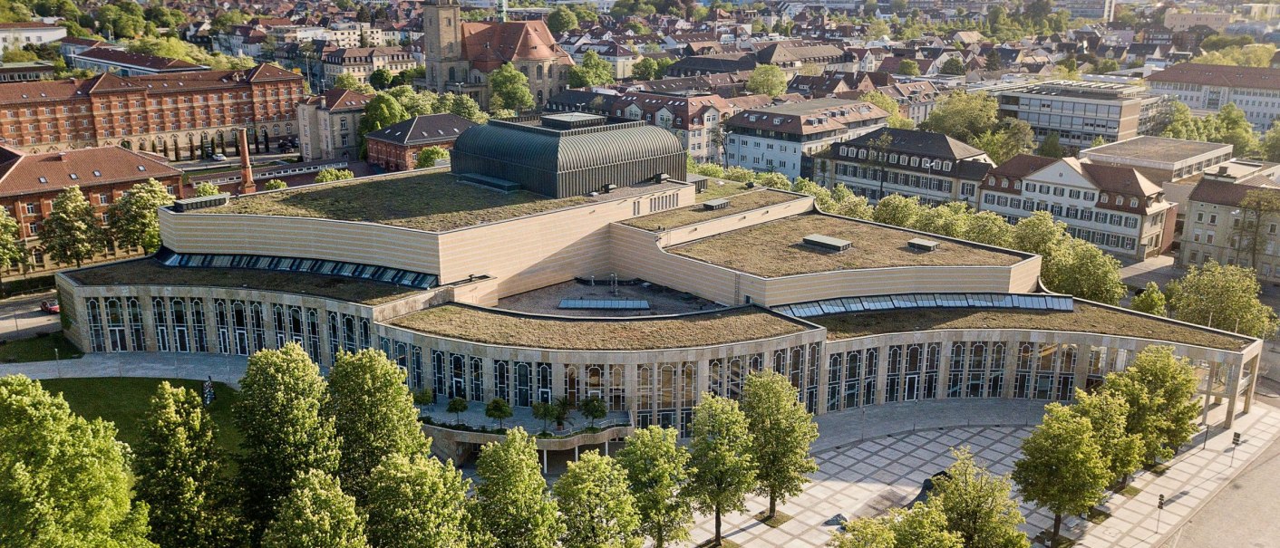 Forum am Schlosspark aerial view, © Stauch