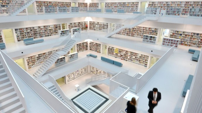 Stuttgart City Library, © Stadtbibliothek Stuttgart / yi architects / Foto: martinlorenz.net