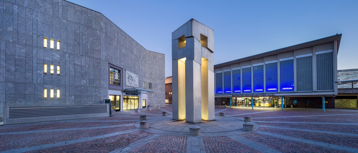 Liederhalle Außenansicht Berliner Platz, © Kultur- und Kongresszentrum Liederhalle, Florian Selig