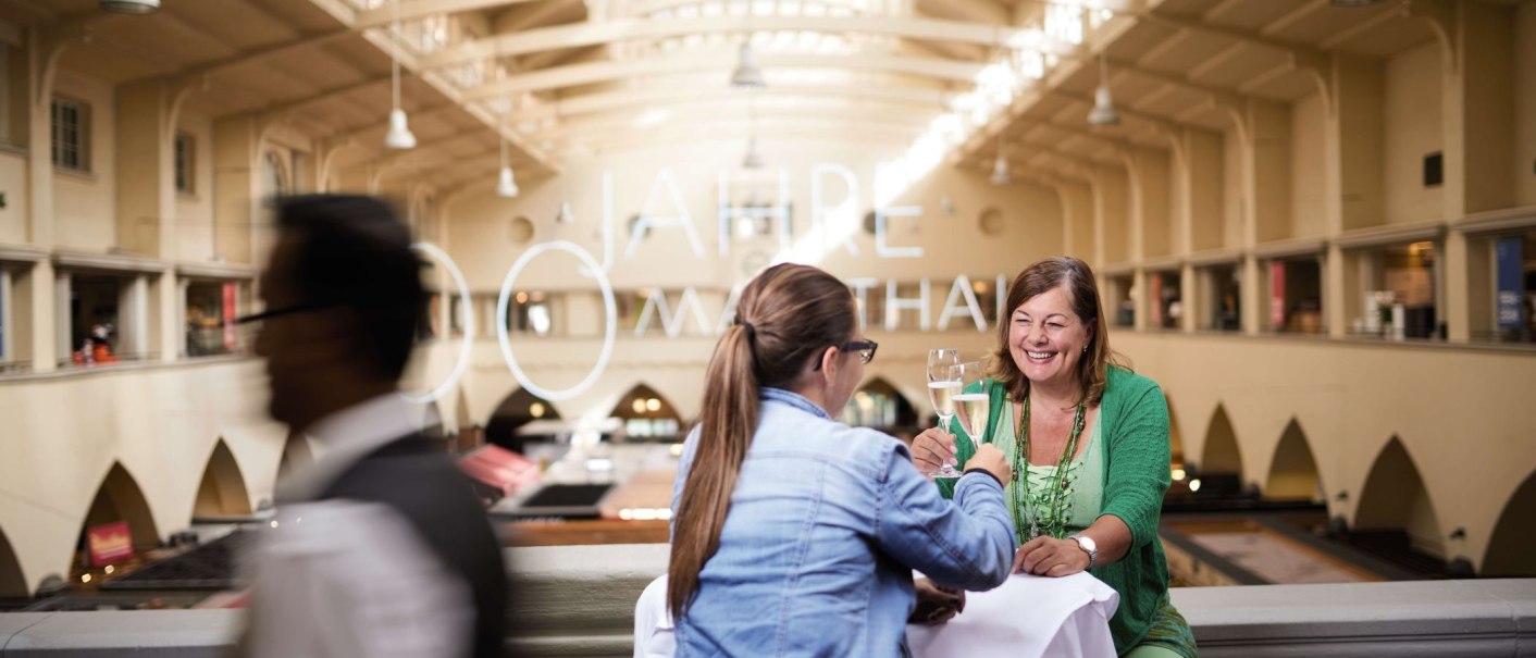 Gallery in the Market Hall Stuttgart, © Jean-Claude Winkler Gallery in the Market Hall Stuttgart, © Jean-Claude Winkler