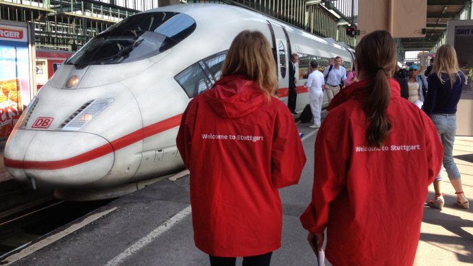 ICE Ankunft, &copy; Stuttgart-Marketing GmbH