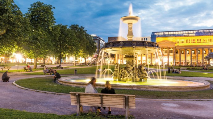 Schlossplatz Stuttgart, © TMBW-Gregor Lengler