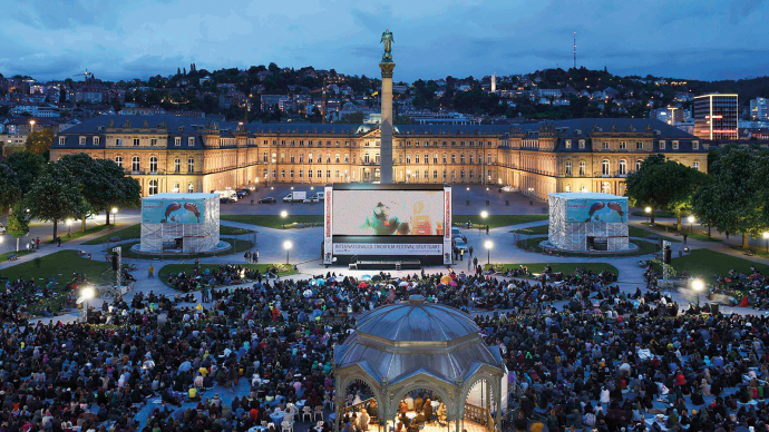 Schlossplatz-Open-Air, © Internationales Trickfilm-Festival Stuttgart