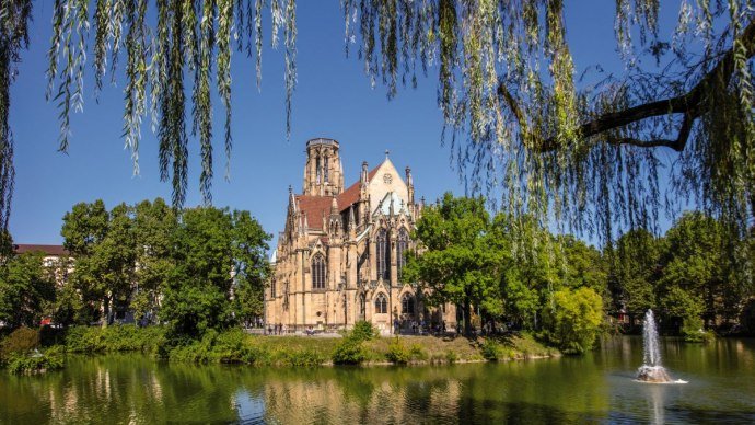 Stuttgarter Westen Feuerseekirche, © Stuttgart-Marketing GmbH, Achim Mende