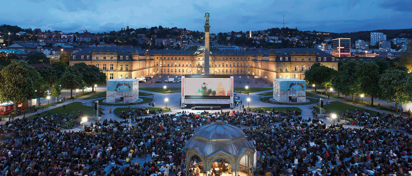 Schlossplatz-Open-Air, © Internationales Trickfilm-Festival Stuttgart