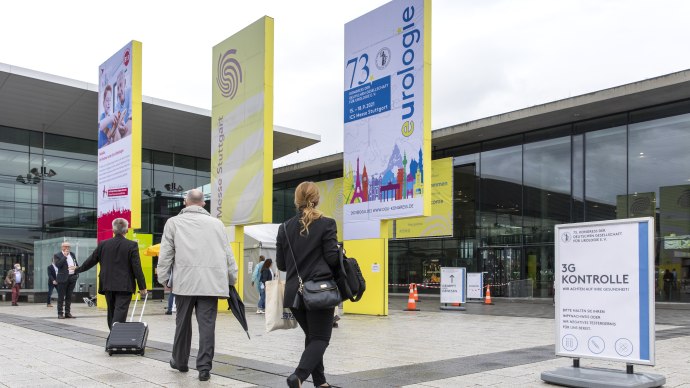 F&uuml;r die Deutsche Gesellschaft f&uuml;r Urologie war das ICS der Messe Stuttgart der passende Ort zur Durchf&uuml;hrung des weltweit gr&ouml;&szlig;ten Urologenkongresses., &copy; Landesmesse Stuttgart GmbH