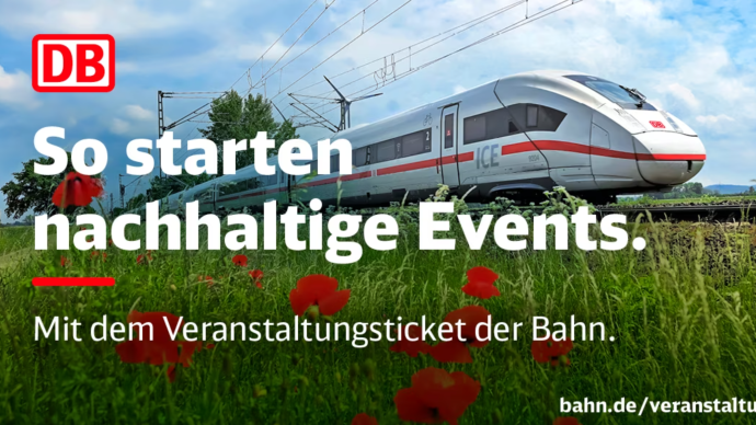 Veranstaltungsticket Deutsche Bahn, © DB AG / Wolfgang Klee