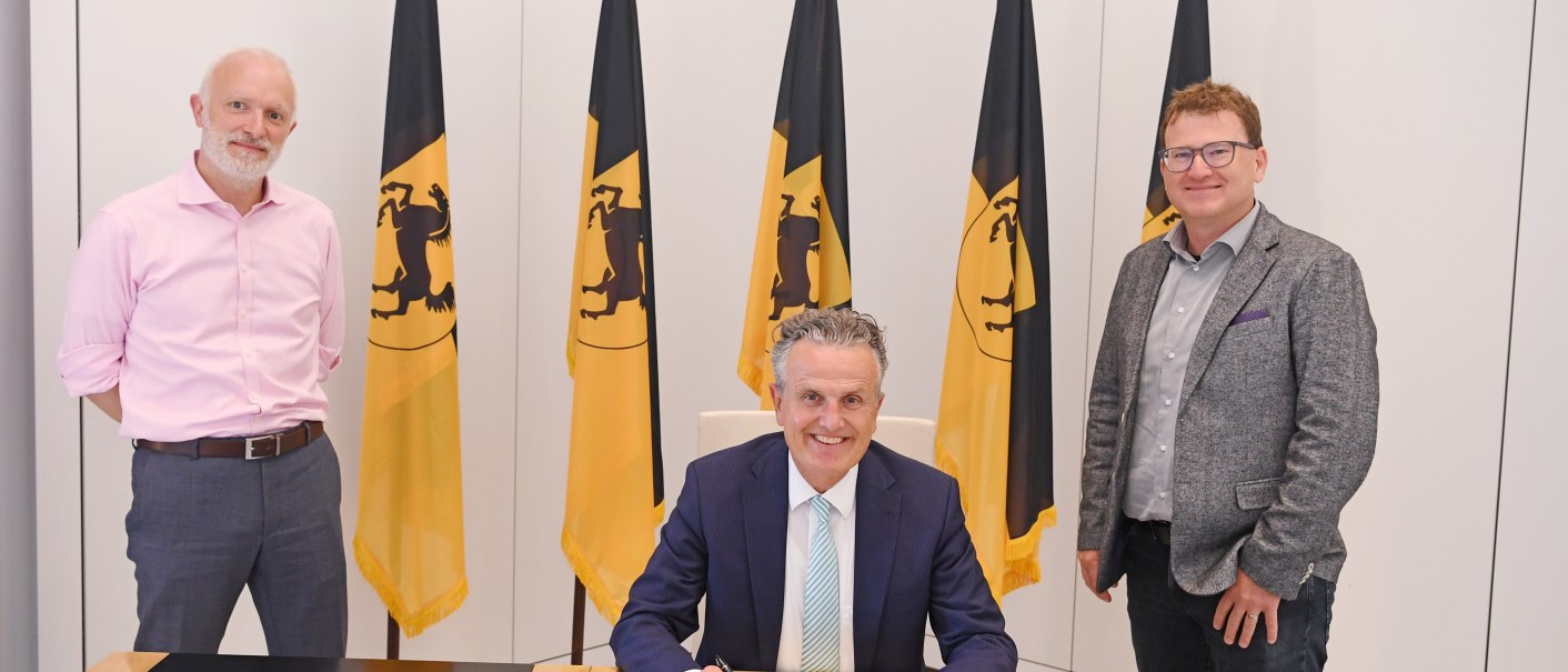 Vertragsunterzeichnung Urban Future Conference, &copy; Franziska Kraufmann, Landeshauptstadt Stuttgart