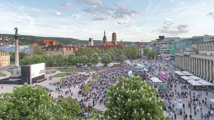 Internationales Trickfilm-Festival Stuttgart auf dem Schlossplatz, &copy; Stuttgart Festival of Animated Film