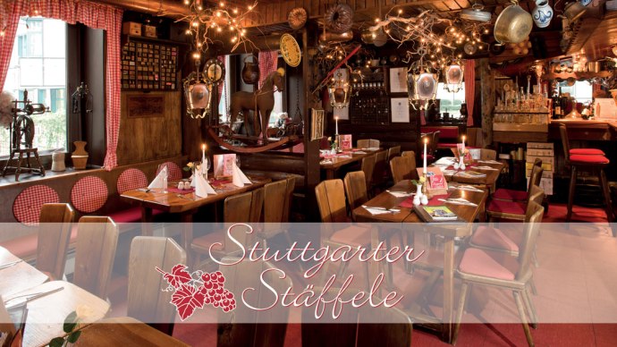 Restaurant Stuttgarter Stäffele, © Buschwerk Mediendesign / Wilhelmer Gastronomie Restaurant Stuttgarter Stäffele, © Buschwerk Mediendesign / Wilhelmer Gastronomie