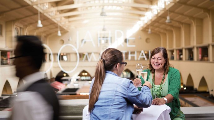 Gallery in the Market Hall Stuttgart, &copy; Jean-Claude Winkler