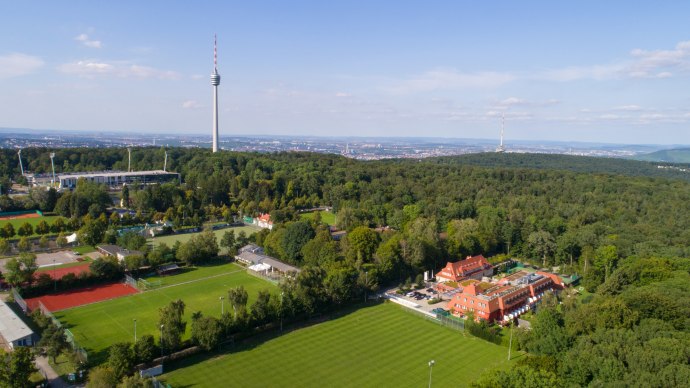 Waldhotel_Stuttgart aerial view, © DH STUDIO Dirk Holst