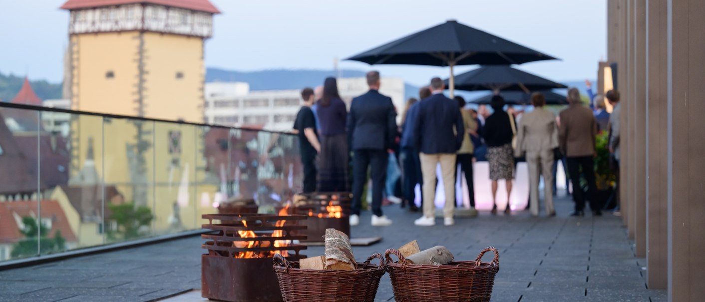 Terrasse Stadthalle Reutlingen, &copy; Stadthalle Reutlingen GmbH