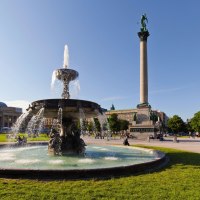 Schlossplatz Brunnen, © Stuttgart-Marketing GmbH, Werner Dieterich