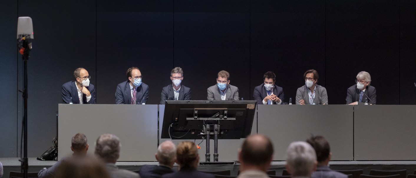 The speakers were delighted to see over 4,600 delegates. The motto of the Congress was &quot;e-Urology&quot;., © Landesmesse Stuttgart GmbH