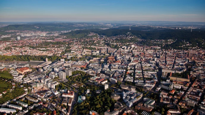 Luftansicht Stuttgart , © SMG Luftansicht Stuttgart , © SMG