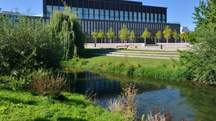 Stadthalle Reutlingen exterior view, © Markus Niethamme