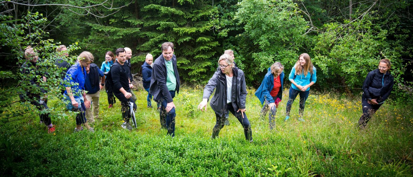 Climate-neutral location: Messe Stuttgart sponsors the mountain forest project in Freiburg to offset its CO2 emissions. Its employees also do important work in the area of environmental education., © ClimatePartner